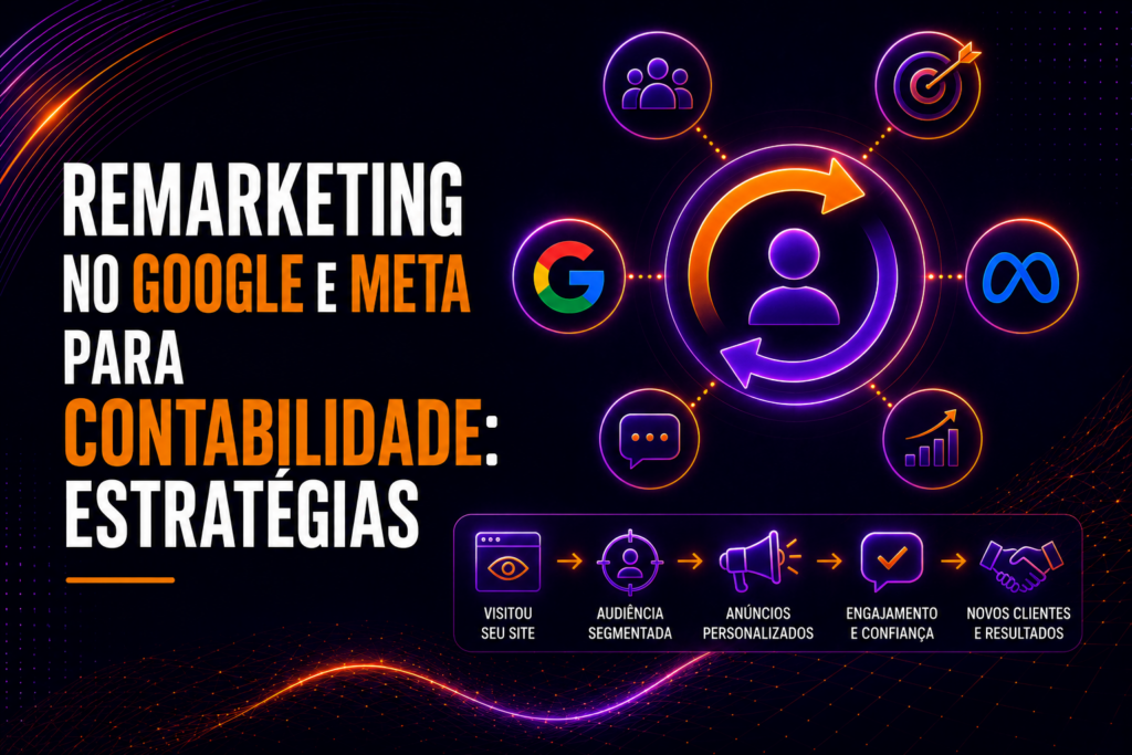Remarketing no Google e Meta para contabilidade: estratégias